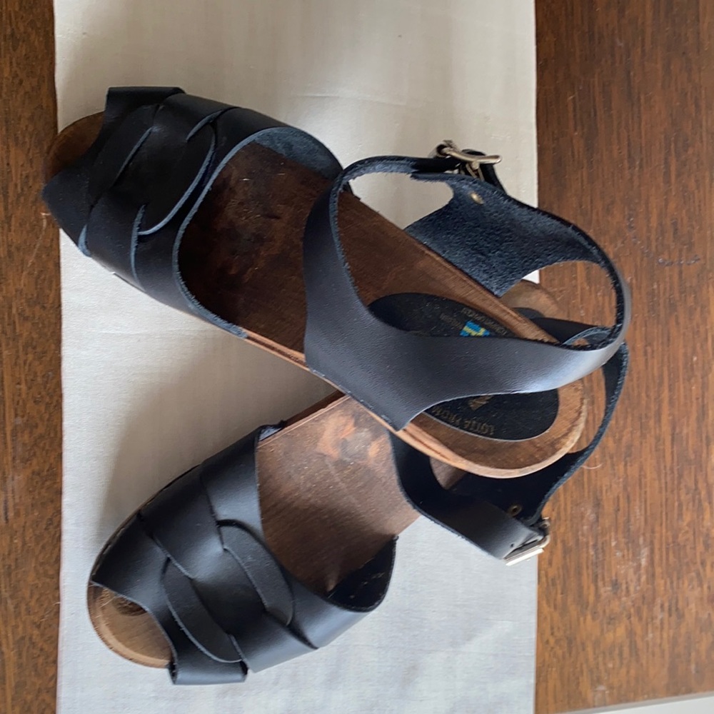 Lotta from Stockholm Peep Toe Clogs